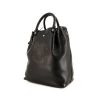 Louis Vuitton  Edition Limitée Trunks & bags shopping bag  in black grained leather - 00pp thumbnail