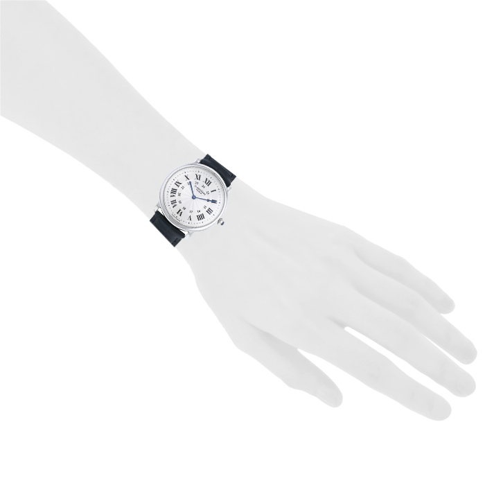 Cartier Ronde Louis Cartier watch in platinium Ref:  2452 Circa  2000