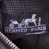 Sac cabas Hermes Toto Bag - Shop Bag en toile noire - Detail D3 thumbnail