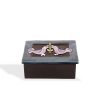 Mithé Espelt, "Doves" wooden box with an embossed and enamelled ceramic lid, from the 1960's/80's - 00pp thumbnail