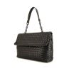 Bottega Veneta Olimpia handbag in black braided leather - 00pp thumbnail