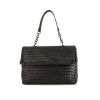 Bottega Veneta Olimpia handbag in black braided leather - 360 thumbnail