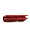 Chanel handbag in red quilted leather - Detail D5 thumbnail