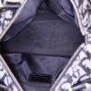 Dior Vintage handbag in black monogram canvas and black leather - Detail D2 thumbnail