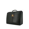 Porta-documentos Louis Vuitton Oural en cuero taiga verde oscuro - 00pp thumbnail