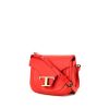Tod's small model shoulder bag in red leather - 00pp thumbnail