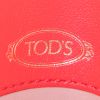 Tod's small model shoulder bag in red leather - Detail D3 thumbnail