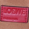 Loewe small model handbag in burgundy leather - Detail D3 thumbnail