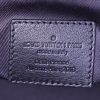 Sac de week end Louis Vuitton Keepall Editions Limitées en toile monogram marron et cuir noir - Detail D4 thumbnail