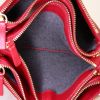 Céline Trio small model shoulder bag in red leather - Detail D2 thumbnail