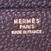 Borsa Hermes Birkin 35 cm in pelle togo marrone scuro - Detail D3 thumbnail