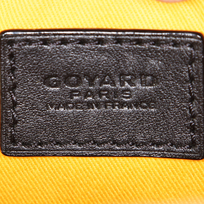 Borsa a tracolla Goyard Iona in tela Goyardine nera - Detail D3