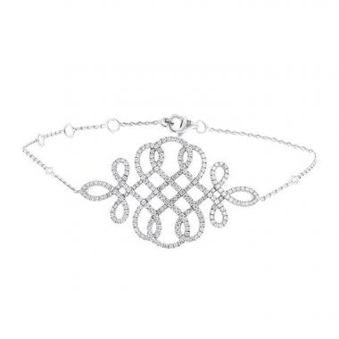Bracciale Messika Promess in oro bianco e diamanti