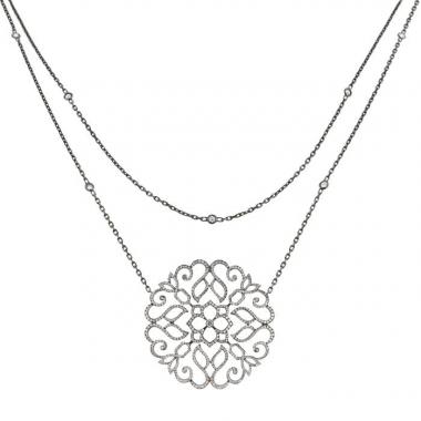 Collar Messika Eden en oro negro y diamantes