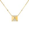 Messika Spiky necklace in yellow gold and diamonds - 00pp thumbnail