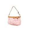Louis Vuitton Cherry Blossom pouch in pink canvas and natural leather - 00pp thumbnail