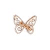 Bague Messika Butterfly Arabesque grand modèle en or rose et diamants - 00pp thumbnail