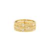 Mauboussin Le Premier Jour large model ring in yellow gold and diamonds - 00pp thumbnail