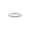 Vintage wedding ring in white gold and diamonds - 00pp thumbnail