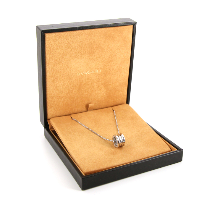 Collar Bulgari B.Zero1 en oro blanco - Detail D2