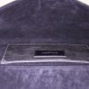 Saint Laurent clutch in silver grained leather - Detail D2 thumbnail