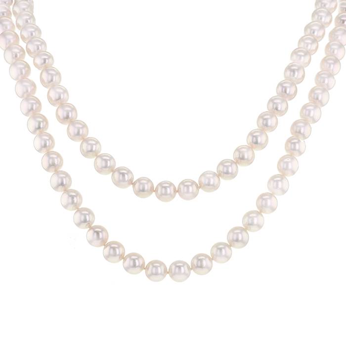 4-6mm Graduated Akoya Pearl Necklace (18 in) | Shane Co.