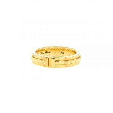 Bague Tiffany 
Co Tiffany T en or jaune Bague Tiffany 
Co Tiffany T en or jaune