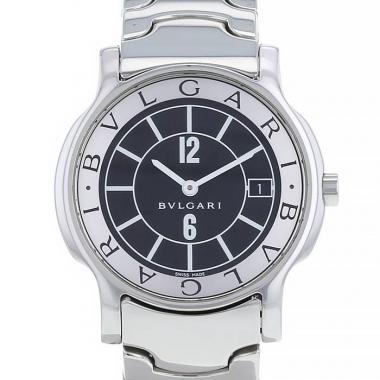 Montre Bulgari Solotempo en acier Vers  2000
