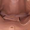 Shopping bag Gucci Rajah in camoscio marrone e pelle verniciata nera - Detail D2 thumbnail