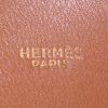 Cinturón Hermès en cuero beige - Detail D2 thumbnail
