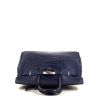 Hermes Birkin 35 cm handbag in Bleu Saphir alligator - 360 Front thumbnail