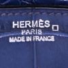 Hermes Birkin 35 cm handbag in Bleu Saphir alligator - Detail D3 thumbnail