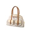 Dior handbag in beige monogram canvas and brown leather - 00pp thumbnail