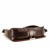 Louis Vuitton Messenger shoulder bag in brown damier canvas and brown leather - Detail D4 thumbnail