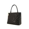 Bolso de mano Chanel Medaillon - Bag en cuero negro - 00pp thumbnail
