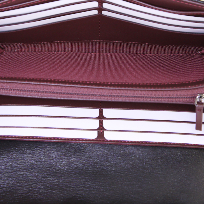 Portafogli Chanel Classic Wallet in pelle trapuntata nera - Detail D2