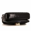 Celine C bag bag worn on the shoulder or carried in the hand in black paillette and black leather - Detail D5 thumbnail