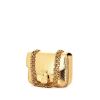 Celine C bag small model bag worn on the shoulder or carried in the hand in gold python - 00pp thumbnail