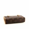Bolsito-cinturón Louis Vuitton Pochette accessoires en lona Monogram marrón y cuero natural - Detail D4 thumbnail