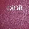 Dior & Rimowa Pochette Personal shoulder bag in pink aluminium and burgundy leather - Detail D3 thumbnail