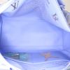 Louis Vuitton Speedy Editions Limitées handbag in blue, green and yellow leather - Detail D2 thumbnail