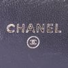 Borsa a tracolla Chanel Wallet on Chain in velluto trapuntato nero - Detail D3 thumbnail