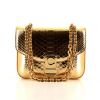 Celine C bag bag worn on the shoulder or carried in the hand in gold python - 360 thumbnail