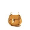 Chloé Drew mini shoulder bag in yellow leather - 00pp thumbnail