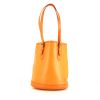 Shopping bag Louis Vuitton Bucket in pelle Epi arancione - 360 thumbnail