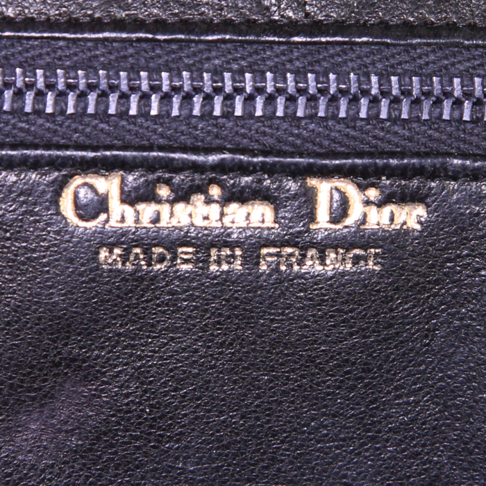 Pochette du soir Dior Vintage en crocodile noir - Detail D3