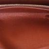 Portafogli Louis Vuitton in tela monogram marrone e pelle marrone - Detail D1 thumbnail