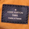 Borsa a spalla Louis Vuitton petit Noé in tela monogram marrone con stampa leopardata e pelle nera - Detail D3 thumbnail