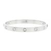 Cartier Love bracelet in white gold and 6 diamonds, size 17 - 00pp thumbnail