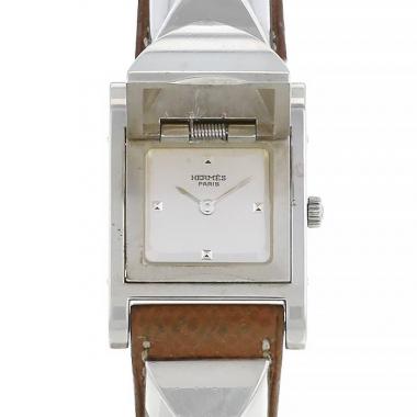 Montre Hermes Médor en argent Vers  1990